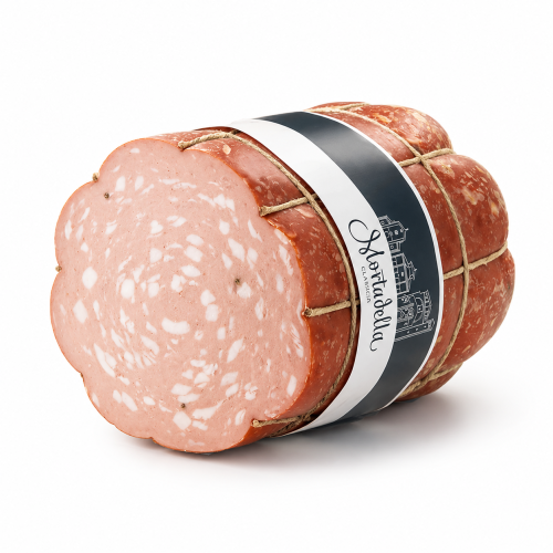 Mortadelle de Bologne Artisanale - Classique - Vessie naturelle 1,2 kg - Entière