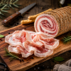 Traditionelle emilianische Pancetta, handgebunden – Ganzes Stück ca. 8,00 kg