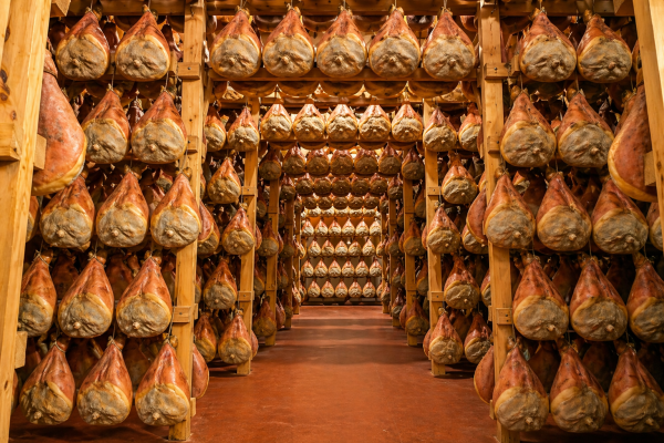 Prosciutto di Parma PDO, S. Ilario - Aged Over 30 Months - Whole, Boneless Divided into Three Pieces